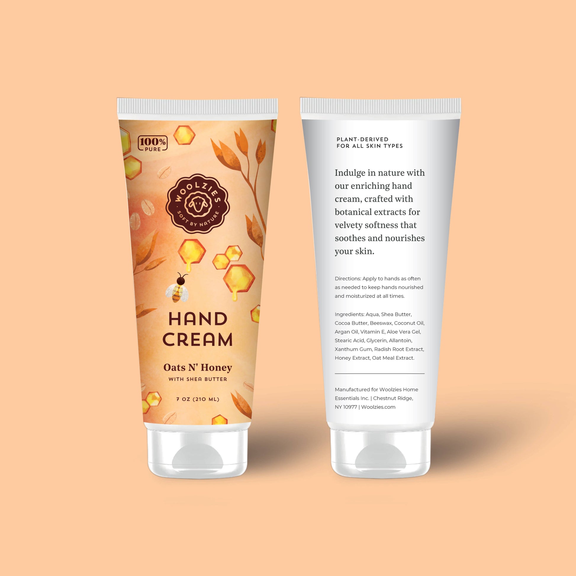 Oats & Honey Hand Cream 7oz | Woolzies