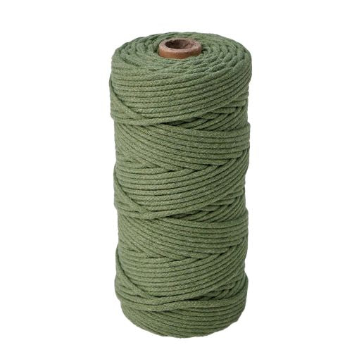 Macrame Cotton Cord Olive 3MM 50M Roll | Alberta Bead Store