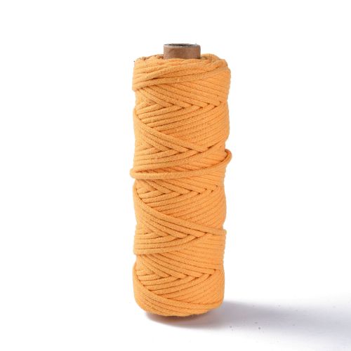 Macrame Cotton Cord Orange 3MM 50M Roll | Alberta Bead Store