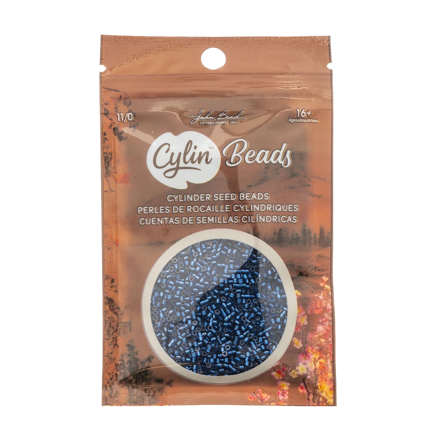 Cylin Bead 11/0 Sapphire S/L - Alberta Bead Store
