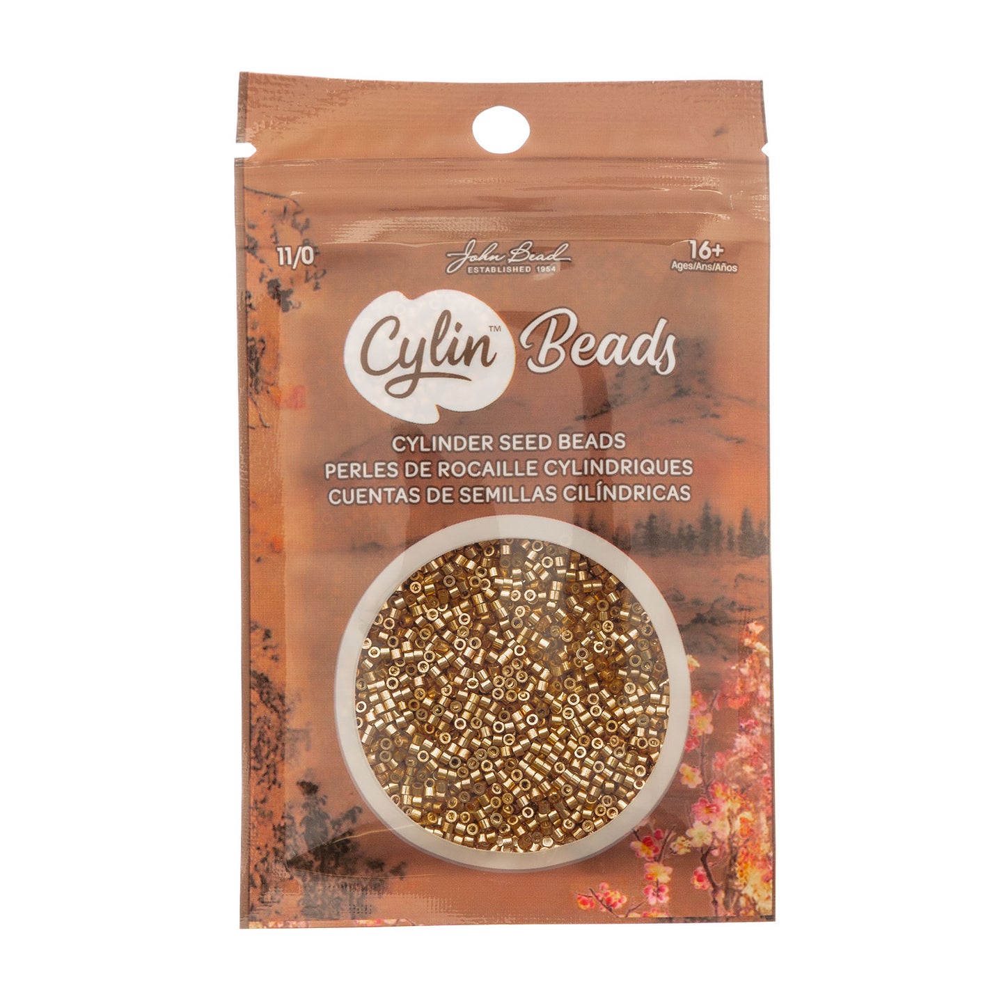 Cylin Bead 11/0 Opaque Toasted Caramel - Alberta Bead Store