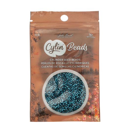Cylin Bead 11/0 Blue Zircon S/L - Alberta Bead Store