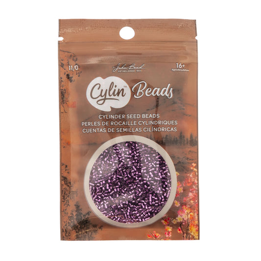 Cylin Bead 11/0 Magenta S/L - Alberta Bead Store