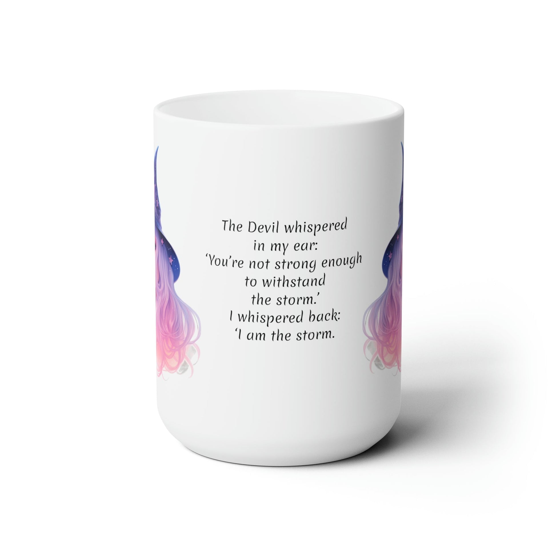 I am the Storm.. Pastel Witch 15oz Ceramic Mug - Premium Mug from WitchesInkCanada - Shop now at Crystals and Sun Signs Co
