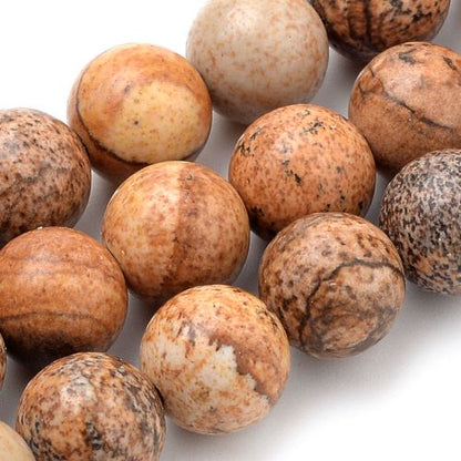Picture Jasper Gemstone Beads | Alberta Bead Store