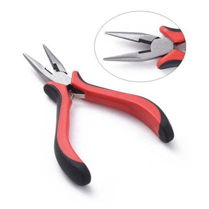 Jewelry Pliers Wire Cutters Red Black Handle | Alberta Bead Store