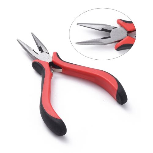 Jewelry Pliers Wire Cutters Red Black Handle | Alberta Bead Store