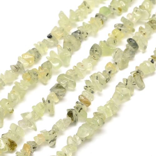 Prehnite Gemstone Chip Beads | Alberta Bead Store