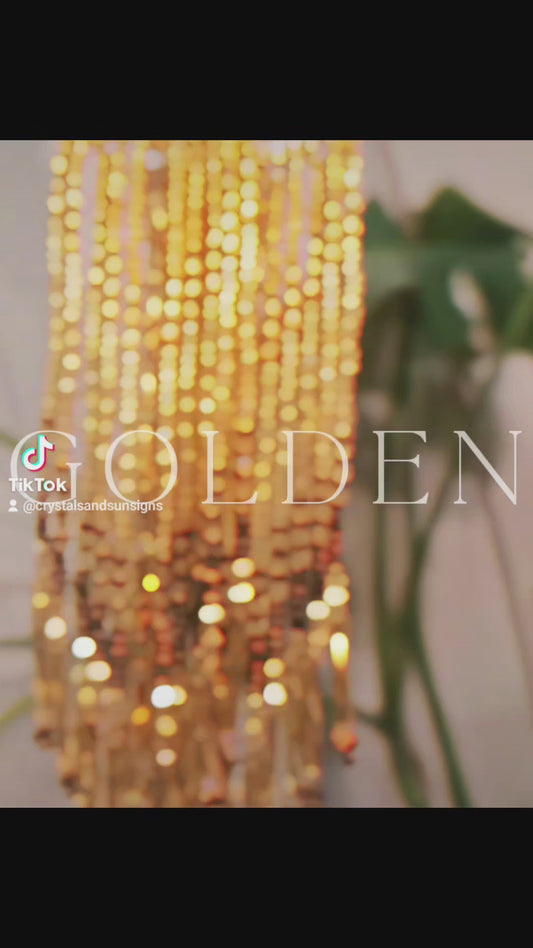 Golden Hour Fringe Earrings