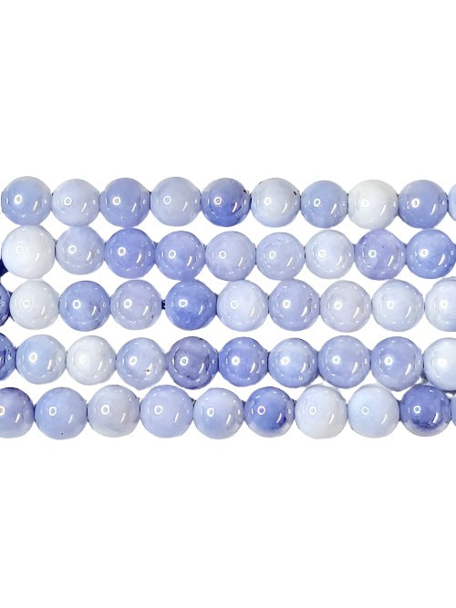 Angelite Electroplated Gemstone Bead | Crystals and Sun Signs Co