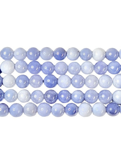 Angelite Electroplated Gemstone Bead | Crystals and Sun Signs Co