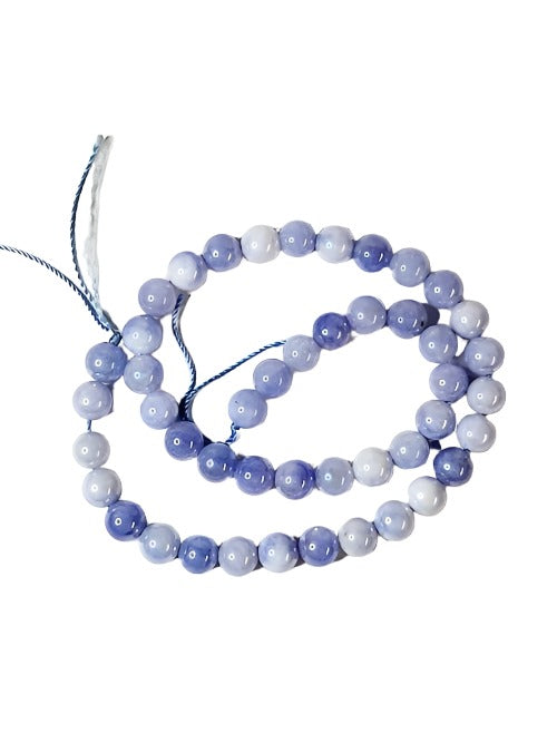 Angelite Electroplated Gemstone Bead | Crystals and Sun Signs Co