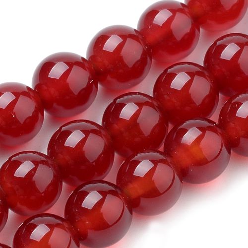 Carnelian Agate Red Gemstone Bead | Alberta Bead Store
