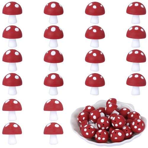 Silicone Bead Mushroom Shape | Alberta Bead Store