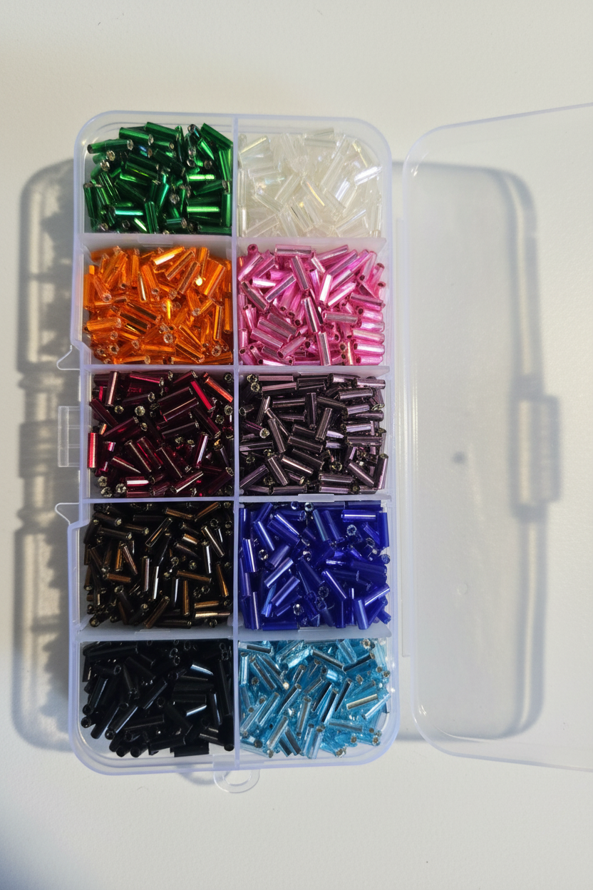 Bugle Bead 6MM Mix Color Kit