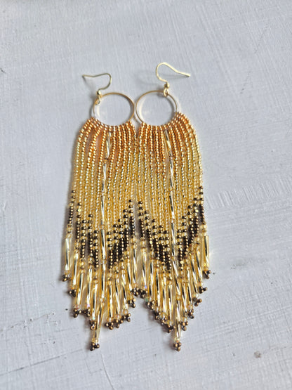 Golden Hour Fringe Earrings