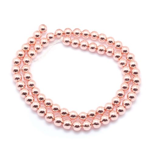 Hematite Rose Gold Plated Bead | Alberta Bead Store