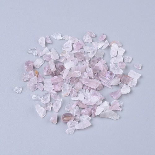 Rose Quartz Gemstone Chip Beads No Hole | Alberta Bead Store