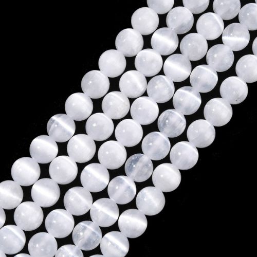 Selenite Gemstone Beads - All Sizes and Colors - Witches Ink LTD - O/A Crystals and Sun Signs
