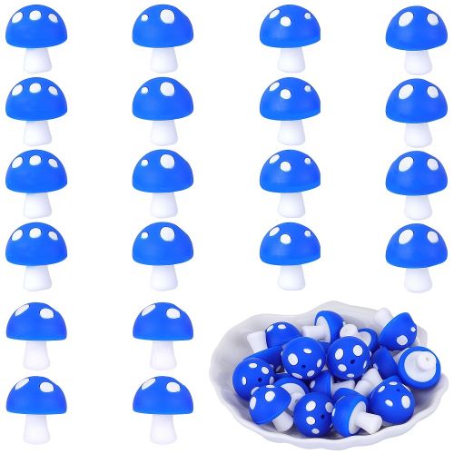 Silicone Bead Mushroom Shape | Alberta Bead Store