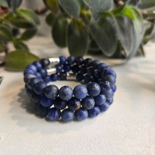 sodalite gemstone healing bracelet | Gemstone Shop Red Deer