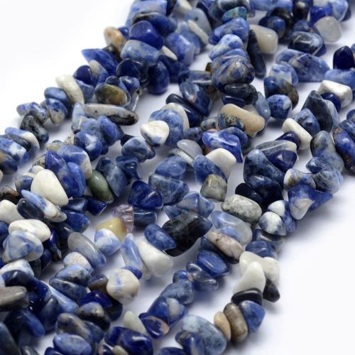 Sodalite Gemstone Chip Beads | Alberta Bead Store