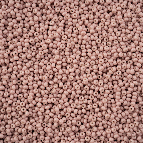 Czech Seed Bead 11/0 Brown Chalk Dyed Solgel | Alberta Bead Store