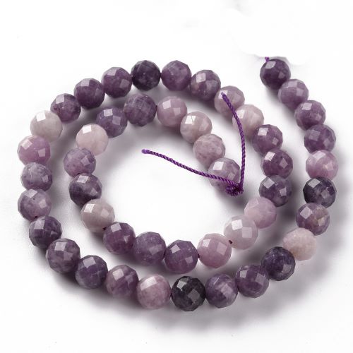 Sugilite Faceted Gemstone Bead - Crystals and Sun Signs