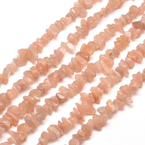 Sunstone Gemstone Chip Bead | Crystals and Sun Signs Co