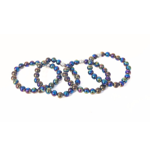Titanium Obsidian Gemstone Bracelet - The Stone of Protection | Crystals and Sun Signs Co