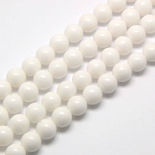 White Jade Gemstone Bead | Alberta Bead Store