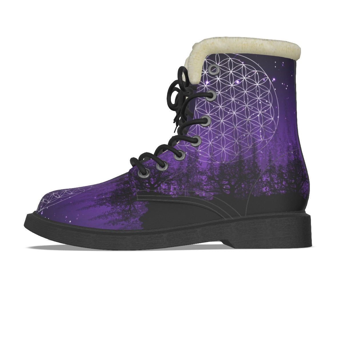 Enchanted Twilight Women's Plush Martin Boots - Premium Boots from Yoycol - Shop now at Crystals and Sun Signs Co